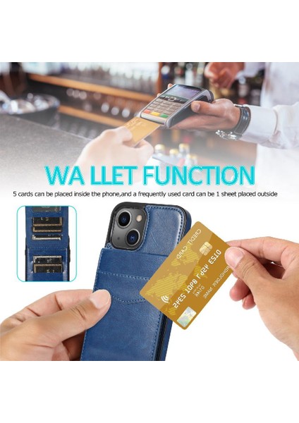 Kredi Kartı Tutucu Kılıf Cüzdan Premium ile IPhone 13 ile Uyumlu (Yurt Dışından) fırsatları