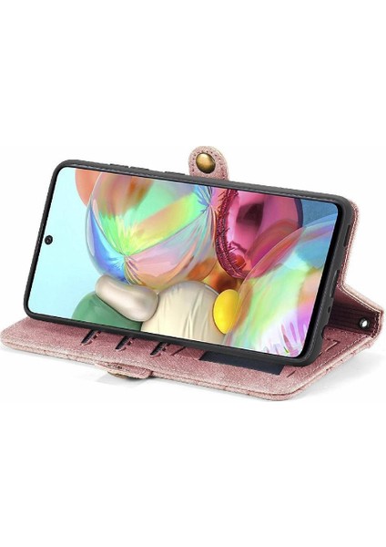 Samsung Galaxy A71 4g Için Flip Case Basit Iş Kapak Darbeye (Yurt Dışından)