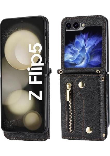 Samsung Galaxy Z Flip 5 Uzun Kayış Büyük Kapasiteli Mini Sırt Çantası (Yurt Dışından)