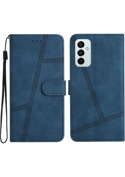 Samsung Galaxy M52 5g Tam Koruma Bilek Kayışı Kart Yuvaları Için Flip Case (Yurt Dışından)