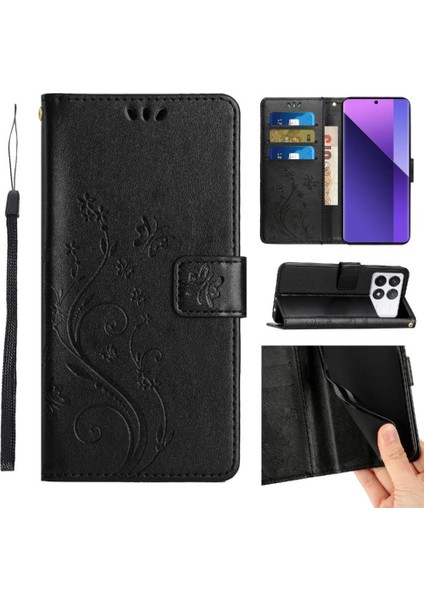 Xiaomi Poco X6 Pro Için Kickstand Durumda Manyetik Kapatma Bilek Kayışı Pu (Yurt Dışından)