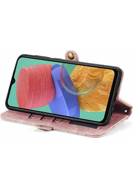 Samsung Galaxy M33 5g Deri Kılıf Için Flip Case Basit Iş Çevirme (Yurt Dışından) modelleri