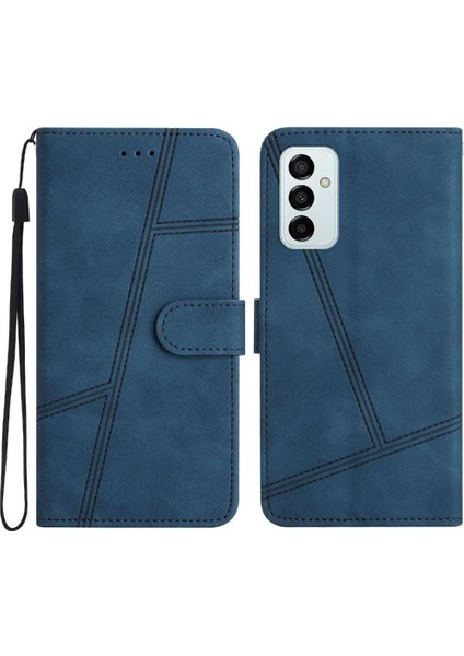 Samsung Galaxy M23 5g Flip Case Için Folio Bilek Kayışı Kart Yuvaları Pu (Yurt Dışından)
