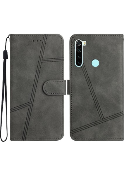 Xiaomi Redmi Not 8t Için Flip Case Cüzdan Pu Deri Tam Koruma Bilek (Yurt Dışından)