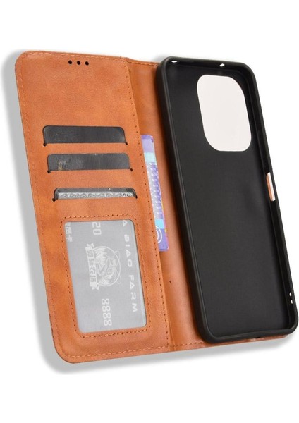 Xiaomi Poco M6 4g Pu Deri Manyetik Kapatma Cüzdan (Yurt Dışından)