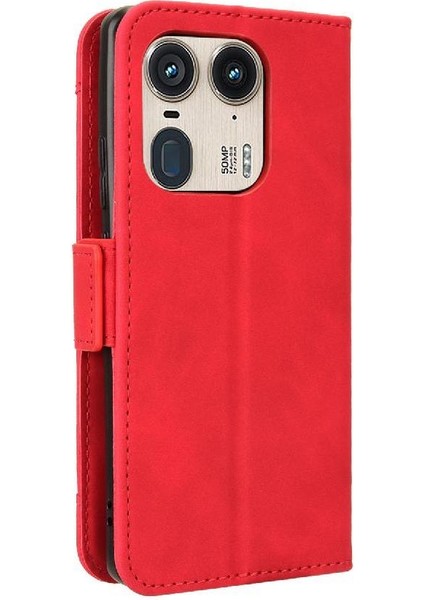 Motorola Moto X50 Deri Cüzdan Kapak Manyetik Kapatma Kartı Için Kılıf (Yurt Dışından) modelleri