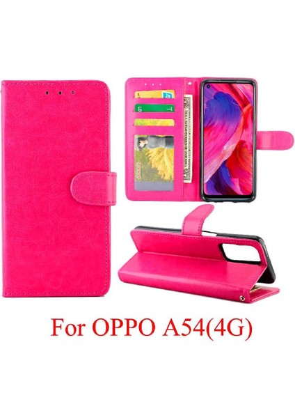 Oppo A54 4g Kart Tutucu Için Flip Case Darbeye Dayanıklı Manyetik Kapatma Pu (Yurt Dışından) indirimleri