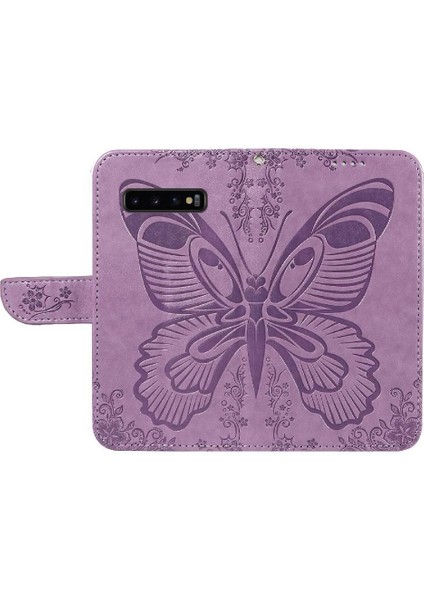 Samsung Galaxy S10 Artı Kredi ile Ayrılabilir El Kayışı Için Flip Case (Yurt Dışından)