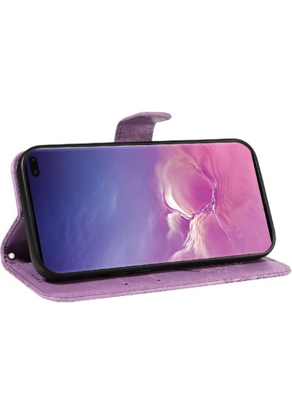Samsung Galaxy S10 Artı Kredi ile Ayrılabilir El Kayışı Için Flip Case (Yurt Dışından)