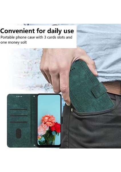 Xiaomi Redmi Için Flip Case 13 4g Kart Ekleme Kickstand Cüzdan Pu (Yurt Dışından)