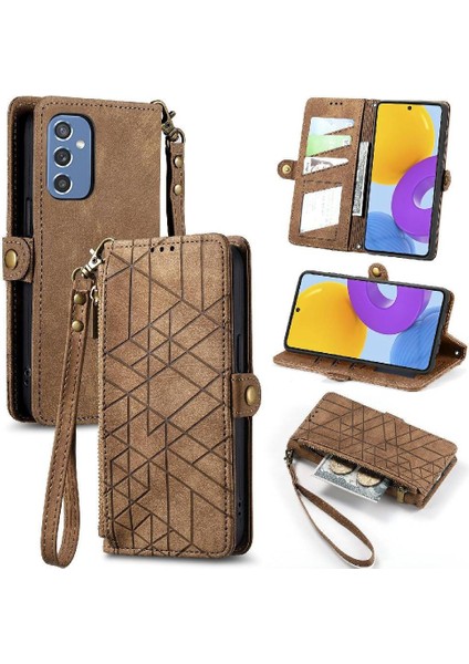 Samsung Galaxy M52 5g Cüzdan Darbeye Basit Iş Için Flip Case (Yurt Dışından)