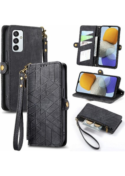Samsung Galaxy M23 5g Darbeye Deri Kılıf Için Flip Case Basit Flip (Yurt Dışından)