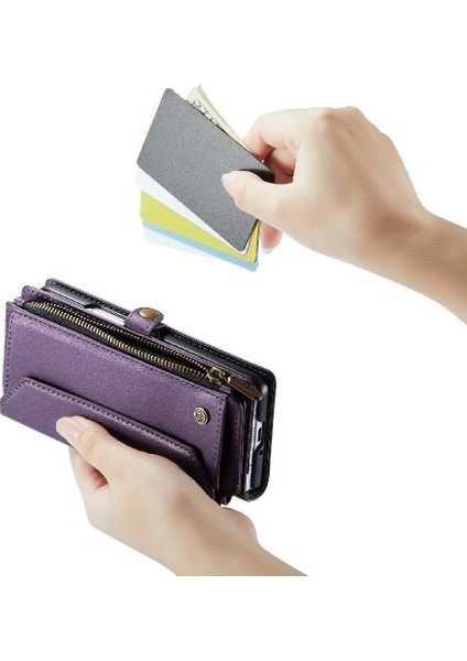 Samsung Galaxy Z Için Crossbody Durumda Kat 6 5g Kılıf Cüzdan Rfıd Engelleme (Yurt Dışından) fırsatları