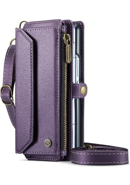 Samsung Galaxy Z Için Crossbody Durumda Kat 6 5g Kılıf Cüzdan Rfıd Engelleme (Yurt Dışından) indirimleri