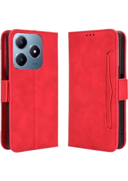 Realme C61 4g Ayarlanabilir Ayrılabilir Kart Tutucu Manyetik Kapatma Için Kılıf (Yurt Dışından)
