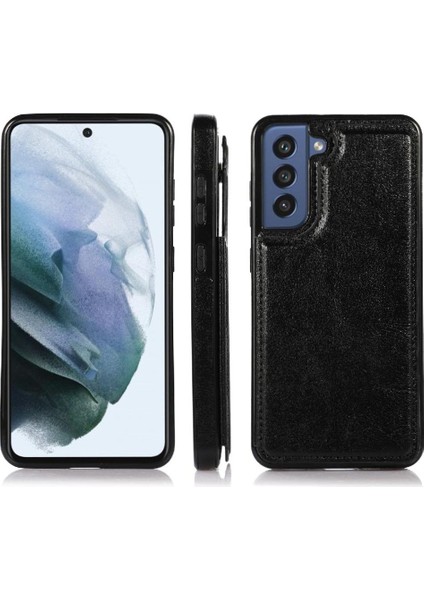 Samsung Galaxy S21 Fe Kart Yuvaları Için Cüzdan Durumda Çift Manyetik Toka Pu (Yurt Dışından) fırsatları