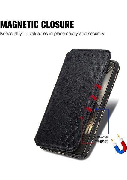 Xiaomi Poco F6 Moda Tasarım Cüzdan Fonksiyonu Için Flip Case Deri Kılıf (Yurt Dışından)