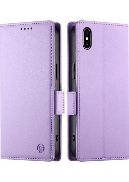 IPhone Xs Max Cüzdan Flip Iş Kartı Yuvaları Günlük Kullanım Için Flip Case (Yurt Dışından)