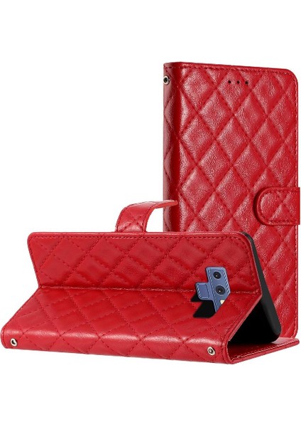 Samsung Galaxy Not 9 Için Flip Case Kart Yuvaları Tutucu Manyetik Folio Tpu (Yurt Dışından)
