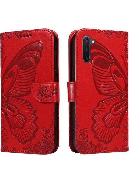 Kredi Kartı Yuvası Yüksek Kalite ile Samsung Galaxy Not 10 Için Flip Case (Yurt Dışından)