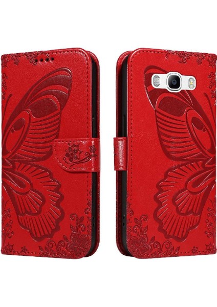 Kredi Kartı Yuvası ile Samsung Galaxy J5 2016 Için Flip Case Yüksek Kalite (Yurt Dışından)