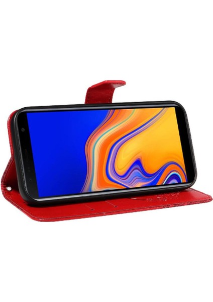 Samsung Galaxy J6 Artı Yüksek Kaliteli Deri Ayrılabilir El Için Flip Case (Yurt Dışından)