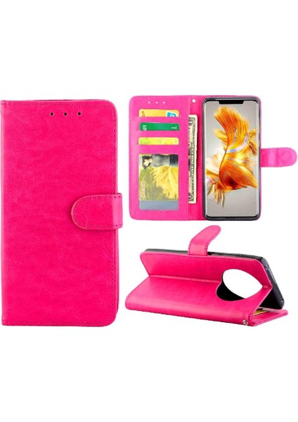 Huawei Mate 50 Pro Için Flip Case Manyetik Kapatma Pu Deri Kickstand (Yurt Dışından)