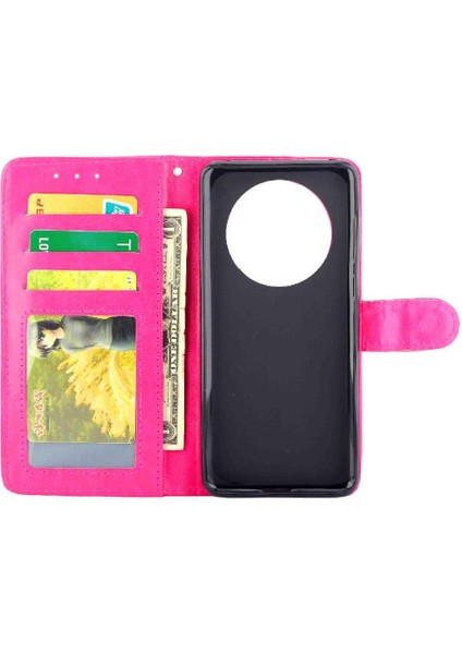 Huawei Mate 50 Pro Için Flip Case Manyetik Kapatma Pu Deri Kickstand (Yurt Dışından)