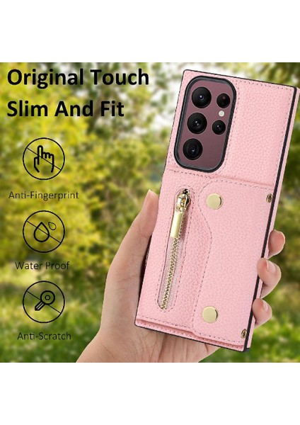 Samsung Galaxy S23 Ultra Mini Sırt Çantası Uzun Kayış Kart Yuvaları (Yurt Dışından) modelleri