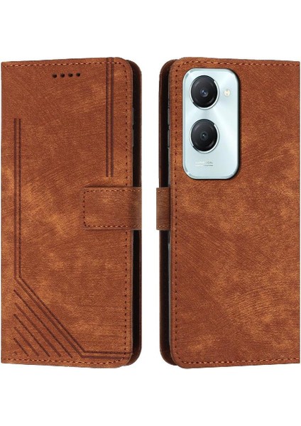 Vivo Y03/Y18/YVIVO Kart Ekleme Cüzdan Pu Deri Için Flip Case (Yurt Dışından)