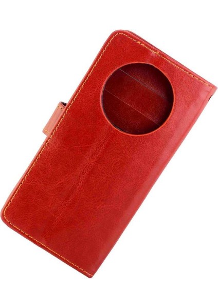 Huawei Mate 50 Pro Için Flip Case Manyetik Kapatma Pu Deri Kickstand (Yurt Dışından)