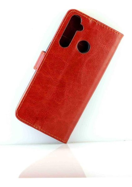 Realme 5 Pro Manyetik Kapatma Pu Deri Darbeye Dayanıklı Kart Için Flip Case (Yurt Dışından) fırsatları