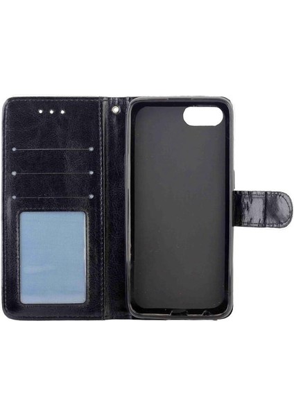 Realme C2 Kickstand Darbeye Pu Deri Kart Tutucu Için Flip Case (Yurt Dışından) modelleri