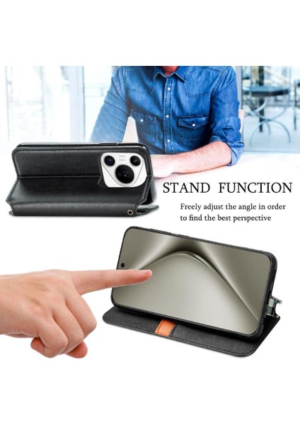 Huawei Pura 70 Pro Için Flip Case Kapak Zarif Iş Cüzdan (Yurt Dışından) fiyatları