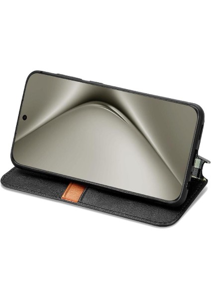 Huawei Pura 70 Pro Için Flip Case Kapak Zarif Iş Cüzdan (Yurt Dışından) modelleri