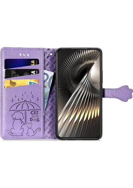 Xiaomi Poco F6 Darbeye Karikatür Hayvanlar Için Flip Case Kapak Kısa (Yurt Dışından) fırsatları