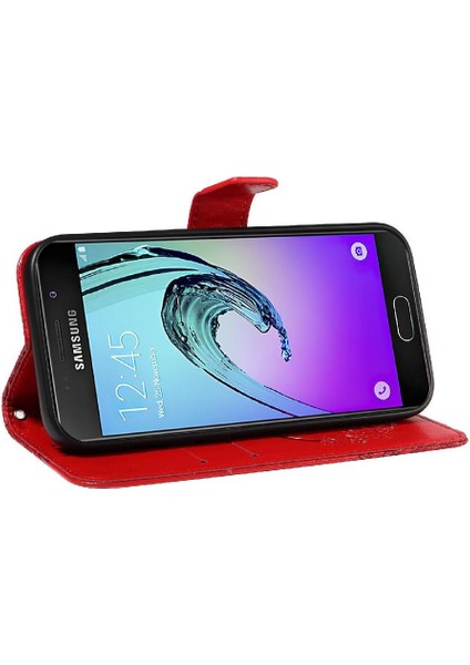 Manyi Mall Samsung Galaxy A3 Için Flip Case 2016 Ayrılabilir El Kayışı Kabartmalı Yüksek (Yurt Dışından)