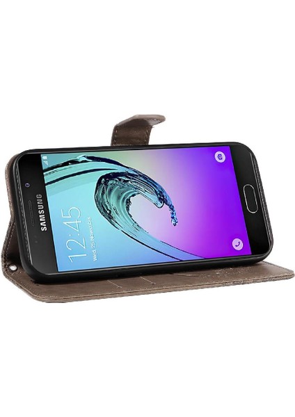 Manyi Mall Samsung Galaxy A3 Için Flip Case 2016 Ayrılabilir El Kayışı Kabartmalı Yüksek (Yurt Dışından)