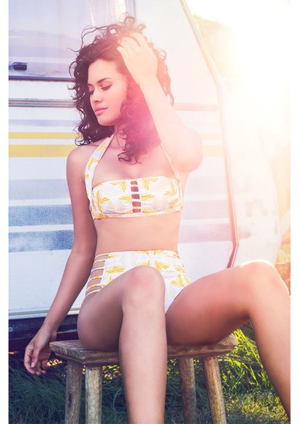 Honey Mılk Yüksek Belli Bağcıklı Bikini indirimleri