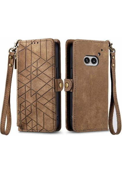 Nothing Flip Case Telefon 2A Darbeye Basit Iş Deri Çanta (Yurt Dışından)