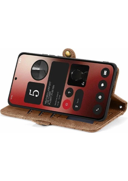 Nothing Flip Case Telefon 2A Darbeye Basit Iş Deri Çanta (Yurt Dışından)
