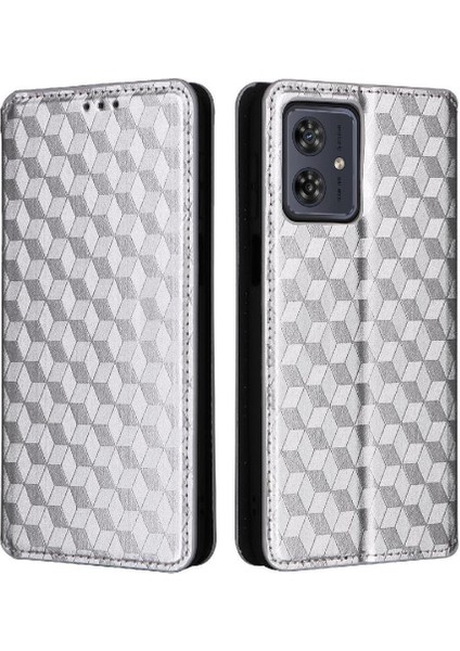Motorola Moto G54 5g Pu Deri Kart Yuvaları Tutucu Manyetik 3D (Yurt Dışından)