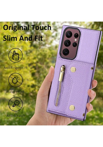 Samsung Galaxy S23 Ultra Mini Sırt Çantası Uzun Kayış Kart Yuvaları (Yurt Dışından) modelleri