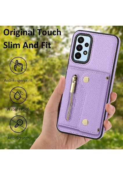 Samsung Galaxy A05S Hafif Uzun Kayış Mini Sırt Çantası Büyük (Yurt Dışından)