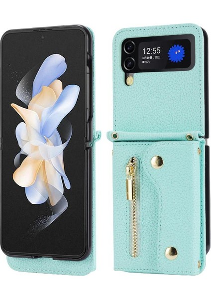 Samsung Galaxy Z Flip 4 Uzun Kayış Hafif Kart Yuvaları Mini (Yurt Dışından)