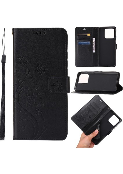 Xiaomi Redmi 12C Kickstand Manyetik Kapatma Pu Deri Bilek Için Filp Durumda (Yurt Dışından)