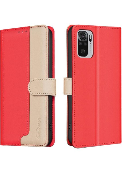 Xiaomi Redmi Not 10 Için Flip Case 4g Rfıd Engelleme Darbeye Tpu Iç (Yurt Dışından)