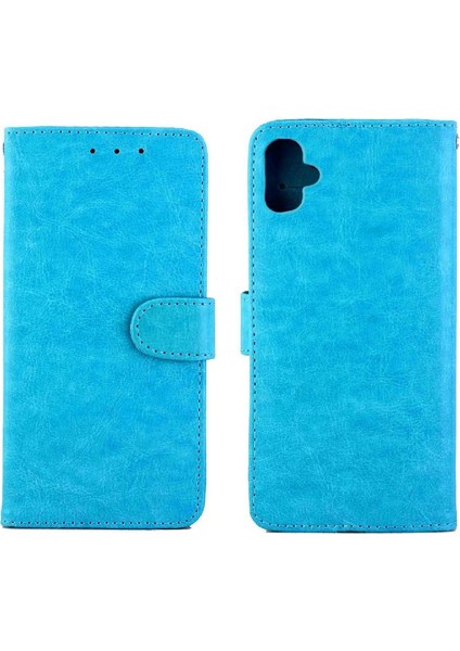 Samsung Galaxy A04E Manyetik Kapatma Darbeye Pu Deri Için Flip Case (Yurt Dışından)