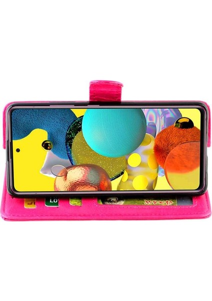 Samsung Galaxy A51 5g Kickstand Kart Tutucu Manyetik Pu Için Flip Case (Yurt Dışından) fırsatları