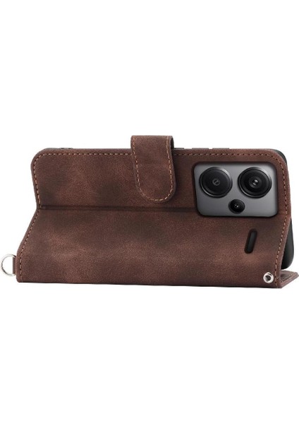 Xiaomi Redmi Not Için Flip Case 13 Pro Artı 5g Kabartmalı Bileklik Çoklu (Yurt Dışından)